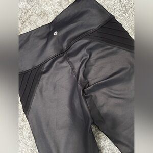 90 Degree by Reflex Black Shine High-waisted Leggings. Size XS